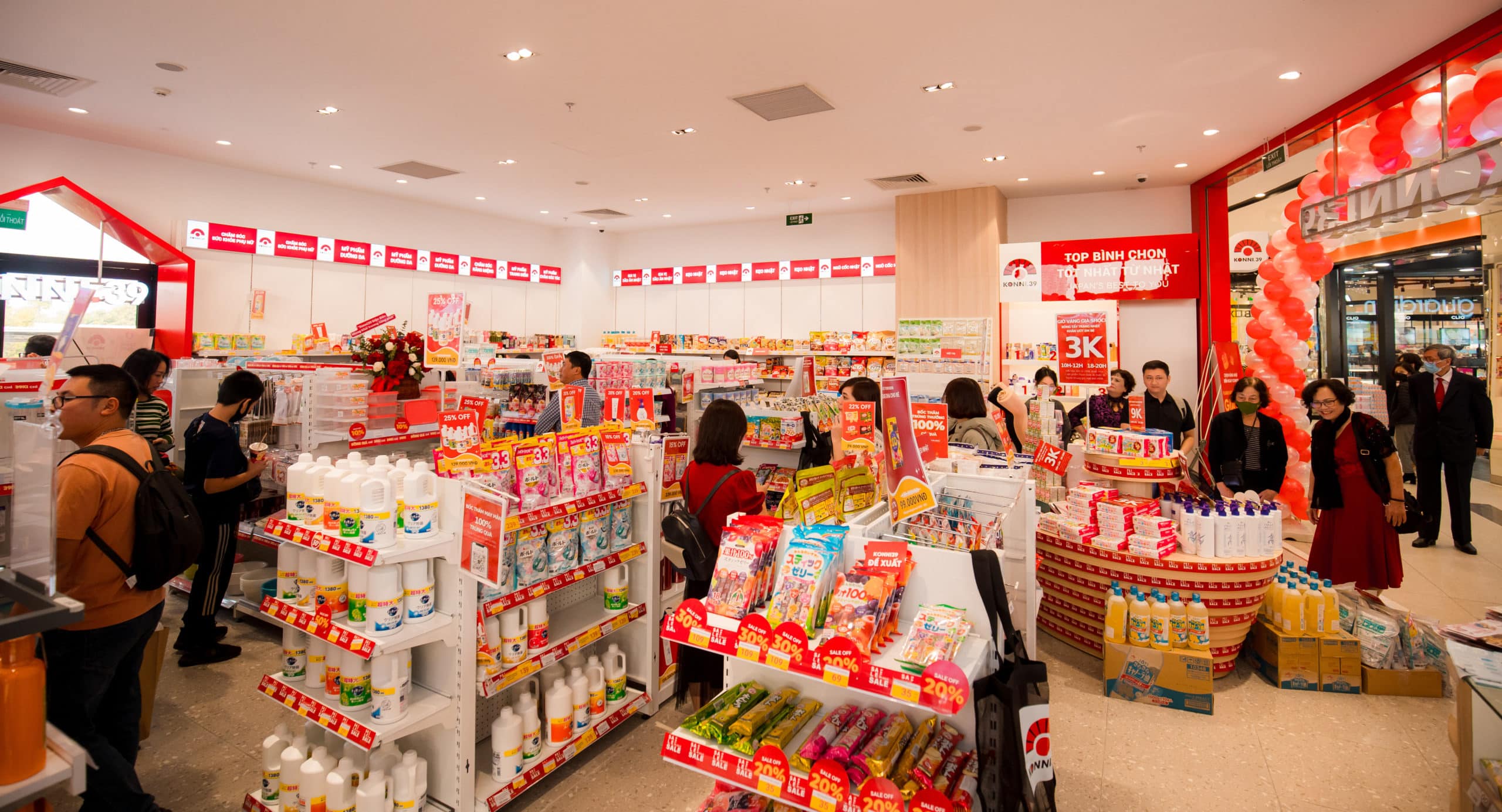 Hợp tác với các nhà cung cấp hàng đầu Nhật Bản giúp đảm bảo chất lượng hàng lưu hành trong chuỗi cửa hàng Konni39