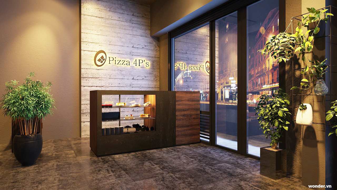Cửa hàng nhượng quyền Pizza 4P's